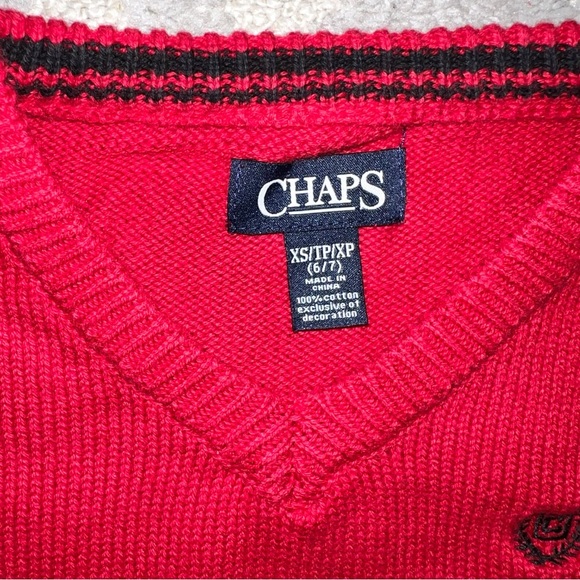 Chaps Sweater Vest - Picture 3 of 4
